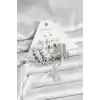 Gümüş Renk Pirinç 6lı Kadın Küpe Seti