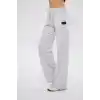 İki iplik Bol Paça Eşofman Pantalon - Gri