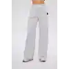 İki iplik Bol Paça Eşofman Pantalon - Gri