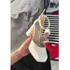 Kawer Beyaz Cilt Topuklu Ayakkabı