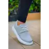KB-003 Kuback Gri Süet Bağcıklı  Günlük Erkek Ayakkabı