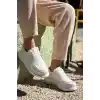 KB-042  Kuback Bağcıklı Beyaz Günlük Erkek Ayakkabı