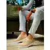 KB-101 Kuback Bej Triko Bağcıklı Günlük Erkek Ayakkabı