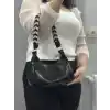 Kraş siyah cilt çanta