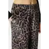 Leopar desen pantolon