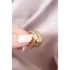 Metal Gold Renk Ayarlamalı Kadın Yüzük