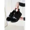 Nikeo Siyah Paraşüt Siyah Tabanlı Spor Ayakkabı