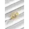 Pirinç Arpa Baget Zirkon Taşlı Kadın Yüzük