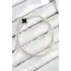Pirinç Charm Zirkon Taşlı Yonca Model Gold Renk Kadın Bileklik