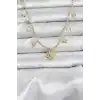 Pirinç Gold Renk Güneş Model Kadın Kolye
