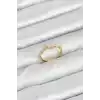 Pirinç Gold Renk Manifest Kadın Yüzük