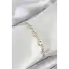 Pirinç Gold Renk Zirkon Taşlı Kadın Bileklik