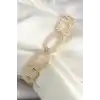 Pirinç Gold Renk Zirkon Taşlı Zincir Model Xuping VIP Exclusive Seri Bileklik