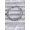 Pirinç Gümüş Renk Sarmal Model Bileklik