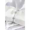 Pirinç Gümüş Renk Yıldız Model Kadın Bileklik