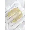 Pirinç Tel Sarma Model Gold Renk Kadın Bileklilk