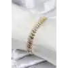 Pirinç VIP Seri Gold Renk Arpa Model Kadın Bileklik