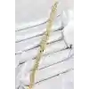 Pirinç Zirkon Taşlı Küba Zincir Model Gold Renk Kadın Bileklik