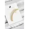 Pirinç Zirkon Taşlı Model Gold Renk Sağ Kıkırdak Küpe