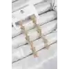 Pirinç Zirkon Taşlı Sallantılı Yıldız Model Gold Renk Kadın Küpe
