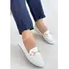 Rain Beyaz Cilt Babet Ayakkabı
