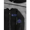 Stark Industries Siyah Bomber Mont – Fermuarlı, Cepli, Uzun Kollu, Kapitone Astarlı, Bahar ve Kış Mevsimi Rahat Unisex Ceket - Siyah