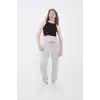 Üç İplik Basic Lastikli Eşofman Pantolon - Gri