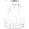 Unisex Bisiklet Yaka Baskılı Oversize T-Shirt - Beyaz