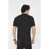 Unisex Bisiklet Yaka Slim fit T-Shirt- Siyah
