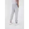 Unisex Kışlık Üç İplik Lastikli Eşofman Pantolon - Gri