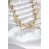 VIP Seri Özel Tasarım Gold Renk Kadın Kolye