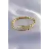 VIP Seri Yılan Model Gold Renk Kadın Kelepçe Bileklik