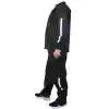 Yağmurluk Takım (Bahçıvan Tipi Askılı Pantolon ve Mont) - Siyah
