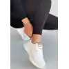 Yejja Beyaz Cilt Bağcıklı Spor Ayakkabı