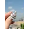 Yılan Figürlü Metal Ayarlamalı Antik Yüzük
