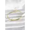 Yılan Model Pirinç Gold Renk Kadın Kelepçe Bileklik