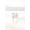 Yıldız Model Silver Renk Ayarlanabilir Yüzük