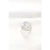 Yıldız Model Silver Renk Ayarlanabilir Yüzük