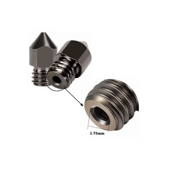 0.4mm Sertleştirilmiş Çelik MK8 Nozzle - Ender 3/CR10 Uyumlu