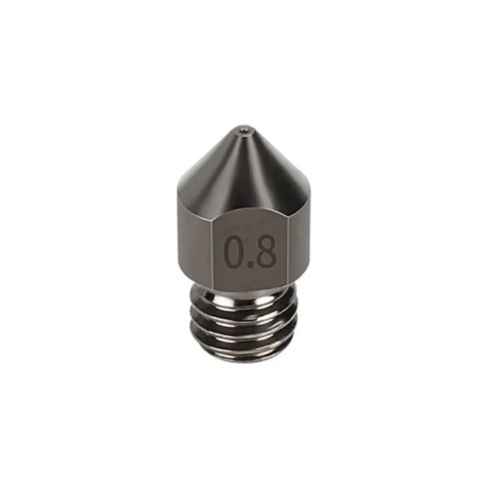 0.8mm Sertleştirilmiş Çelik MK8 Nozzle - Ender 3/CR10 Uyumlu