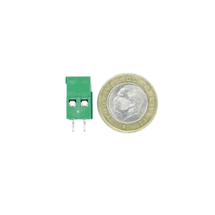 2 Pin Klemens 5.08 mm - Yeşil