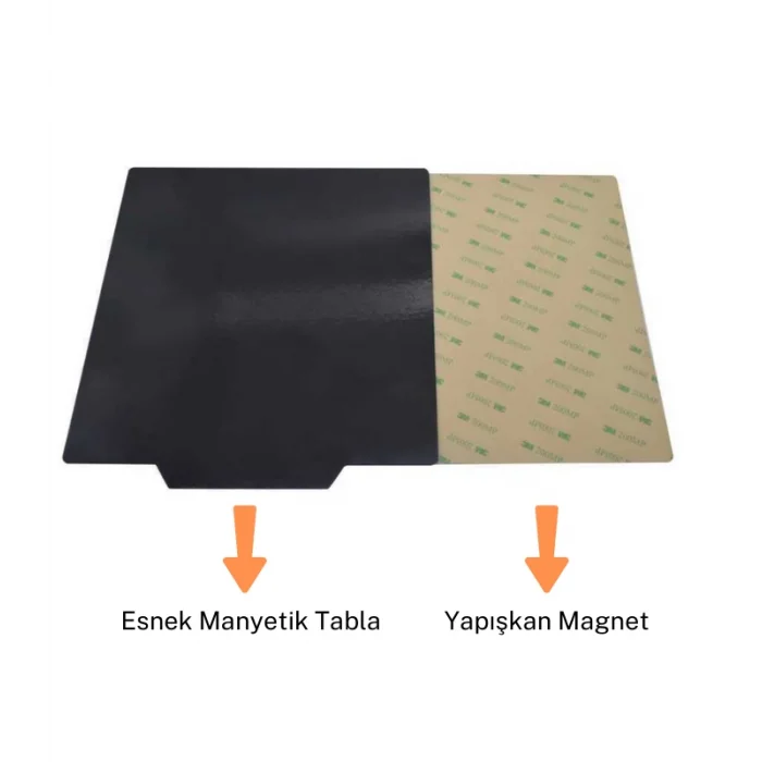 235x235mm 3D Yazıcı Manyetik Isıtıcı Tabla Yüzeyi - Ender 3/Pro/V2 Uyumlu