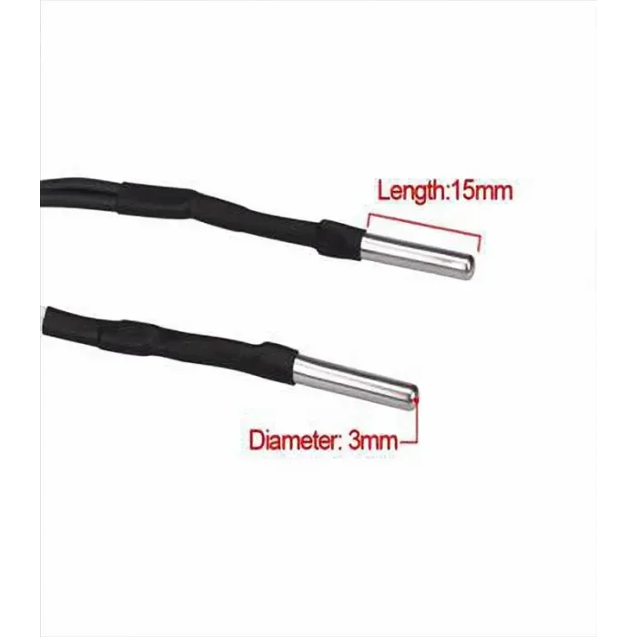 3D Yazıcı 100K NTC Sıcaklık Sensörü - Metal Gövdeli - XH2.54