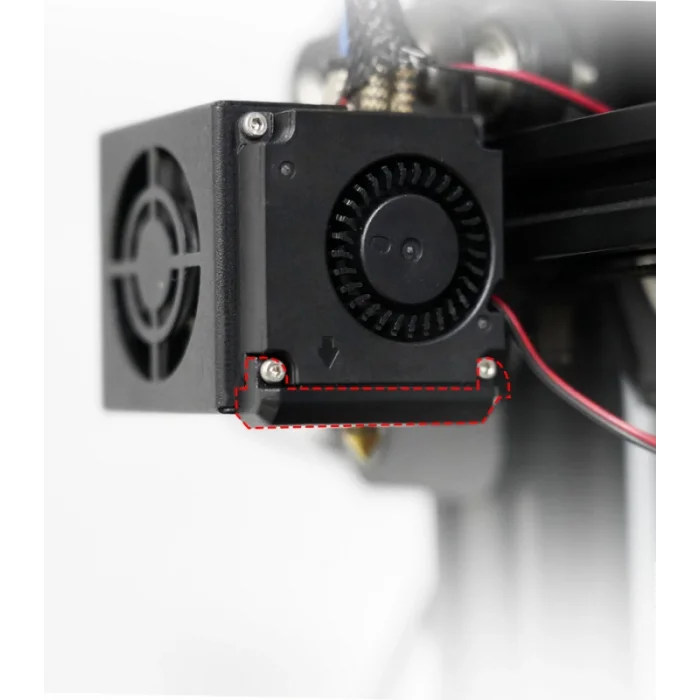 3D Yazıcı Blower Fan Kanalı - 4010 Blower Fan Uyumlu