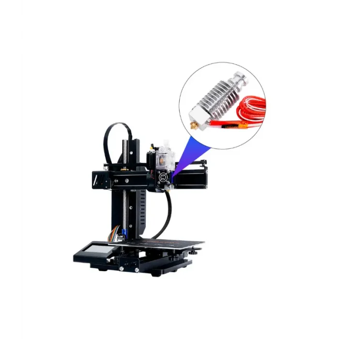3D Yazıcı E3D V5 Remote J-Head Hotend Seti - 12V/40W