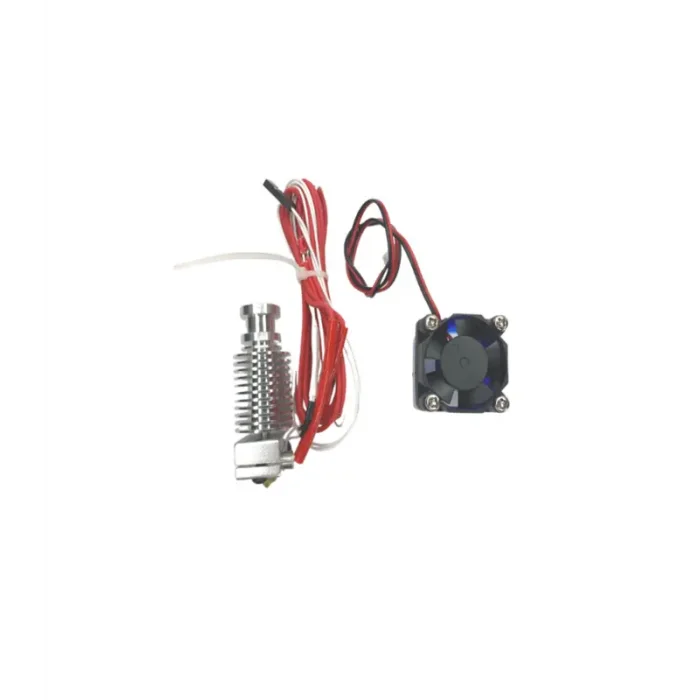 3D Yazıcı E3D V6 Direct J-Head Hotend Seti - 12V/40W - Fanlı