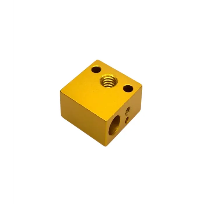 3D Yazıcı MK8/CR10 Uyumlu Isıtıcı Blok(Heating Block) - Sarı
