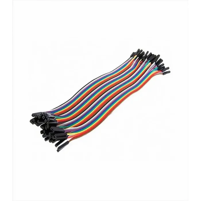 40 Pin Ayrılabilen Dişi - Dişi Jumper Kablo - 200mm