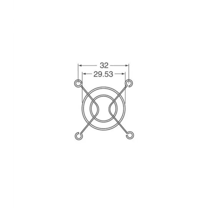 40x40mm Metal Fan Koruma Teli - Fan Muhafazası