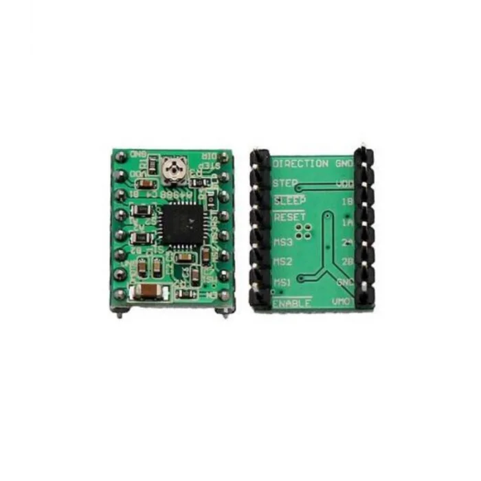 A4988 Step Motor Sürücü - 3D Yazıcı/CNC Uyumlu - Yeşil